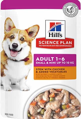 Hills SP Adult Dog Small & Mini STEW Chicken & Vegetables 